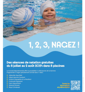 Département de la Somme : des cours de natation gratuits cet été pour les enfants