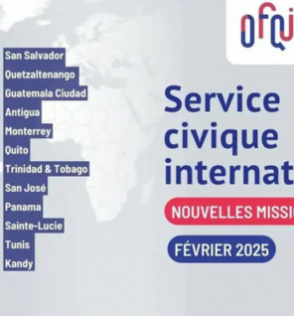 Service Civique International : 45 nouvelles missions de l'OFQJ à pourvoir dès février 2025