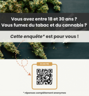 Consommmation de tabac et de cannabis : participez à l'enquête de l'Inserm