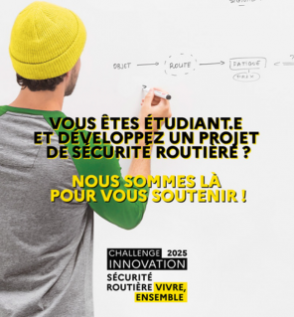 Etudiants, candidatez au Challenge Innovation Sécurité Routière avant le 31 décembre !