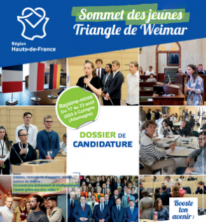 Participez au prochain Sommet des jeunes du Triangle de Weimar en Allemagne