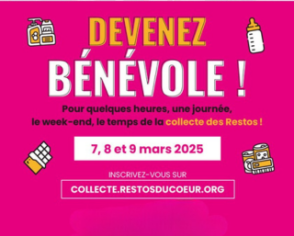 Restos du Coeur : devenez bénévole pour la Grande Collecte nationale